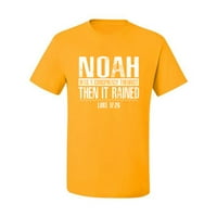 Divlji Bobbi Noah bio je teoretičar zavjere, inspirativna muška majica s kršćaninom, Zlatna, Srednja