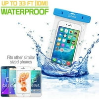 Univerzalni IP-vodootporna torbica Cellet za Apple iPhone Plus, 6s Plus, Samsung Galaxy S edge, velike pametne