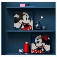 Komplet za zidni dekor Mikki Mouse iz about-a namijenjen je odraslima koji vole rukotvorine