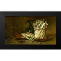 Rousseau, Philip Black uokvirena suvremena muzejska umjetnička gravura pod nazivommrtva priroda šparoga
