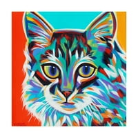 Zaštitni znak likovna umjetnost 'Dramatične mačke II' Canvas Art by Carolee Vitelletti