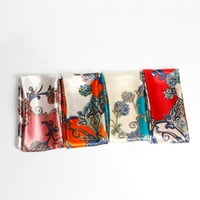 Modni i kreativni tiskani satenski šal od umjetne svile
