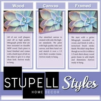 Stupell Industries Sažetak plavo sive kravate boje Spiralni uzorak detalj uokvireni zidni umjetnički dizajn Molly