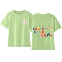 Majice za dječake i djevojčice, Majice s grafikom od 3 inča, dječje majice kratkih rukava za malu djecu, ljetne
