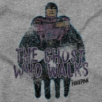 Fantom Vintage Ghost koji hoda dugim rukavima majice Muškarci Žene Brisco Brands s