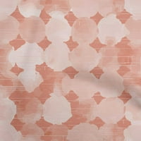 ; baršunasto ružičasto-smeđa geometrijska Tkanina Od akvarelnih točkica tkanina za šivanje s printom Uradi Sam