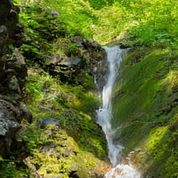 Washington State-Central Cascades-Waterfall na tisku plakata Kendall Peak-Jamie i Judy Wild
