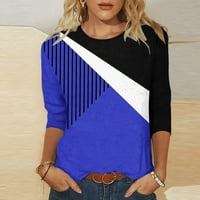 Rasprodaja ispod $ $ $ Retro ženski pulover s okruglim vratom, majica s kapuljačom u boji, labavi vrhovi, bluza,