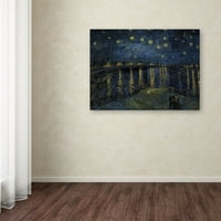 Zaštitni znak zvjezdana noć, ulje na platnu Vincenta Van Gogha