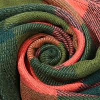 Modna topla ženska deka topla ukradena pleteni karirani šal široke rešetke šal šal od kašmira omot 03