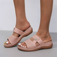 ljetne ženske sandale na rasprodaji ženskih sandala ženske cipele jednobojne ženske sandale s niskim potpeticama