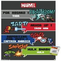 Comics Comics - Avengers - zidni poster s gumbima, 22.375 34