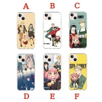 Anime Spy Family Anya crtani film Phonecase za iPhone Pro Ma Mini XS XR Plus Transparent Case