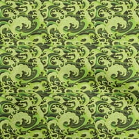 ; baršunasta zelena Tkanina azijsko-Japanska valovita tkanina za šivanje tiskana zanatska tkanina širine dvorišta