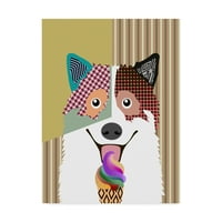 Zaštitni znak likovna umjetnost 'Bangkaew Dog' platno umjetnost Lanre Adefioye