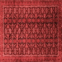 Tradicionalni tepisi u perzijskoj crvenoj boji, kvadrat 4 inča