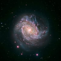 Ispis plakata messierove spiralne galaksije s rešetkama iz MND-a