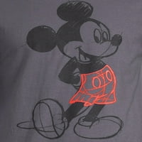 Disney muški skicirani Mickey i Dark Double Graphic Tees, 2-Pack, veličine S-3xl