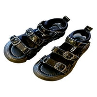 Ljetne cipele za hrabre djevojke neklizajuće ravne sandale s remenom za gležanj modne sandale za planinarenje