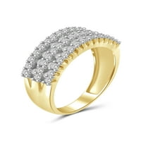 Dijamantni prstenovi za žene-1k bijeli dijamantni nakit-14k pozlaćeni srebrni prstenovi za žene - prsten za žene