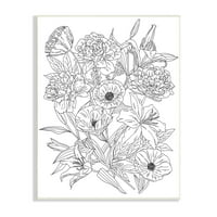 Cvjetajuće divlje cvijeće crno bijeli hibiskus Zinnia maki, 15 komada, dizajn