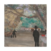 Zaštitni znak likovne umjetnosti zavjesa na platnu Edgara Degasa