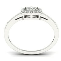 Modni prsten od srebra s dijamantom od srebra