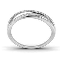 CT TDW Diamond S sterling srebrni modni prsten