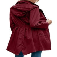 Ženska kišna jakna Vodootporni kišni kaput na otvorenom s laganom kišnom jaknom otpornom na vjetar